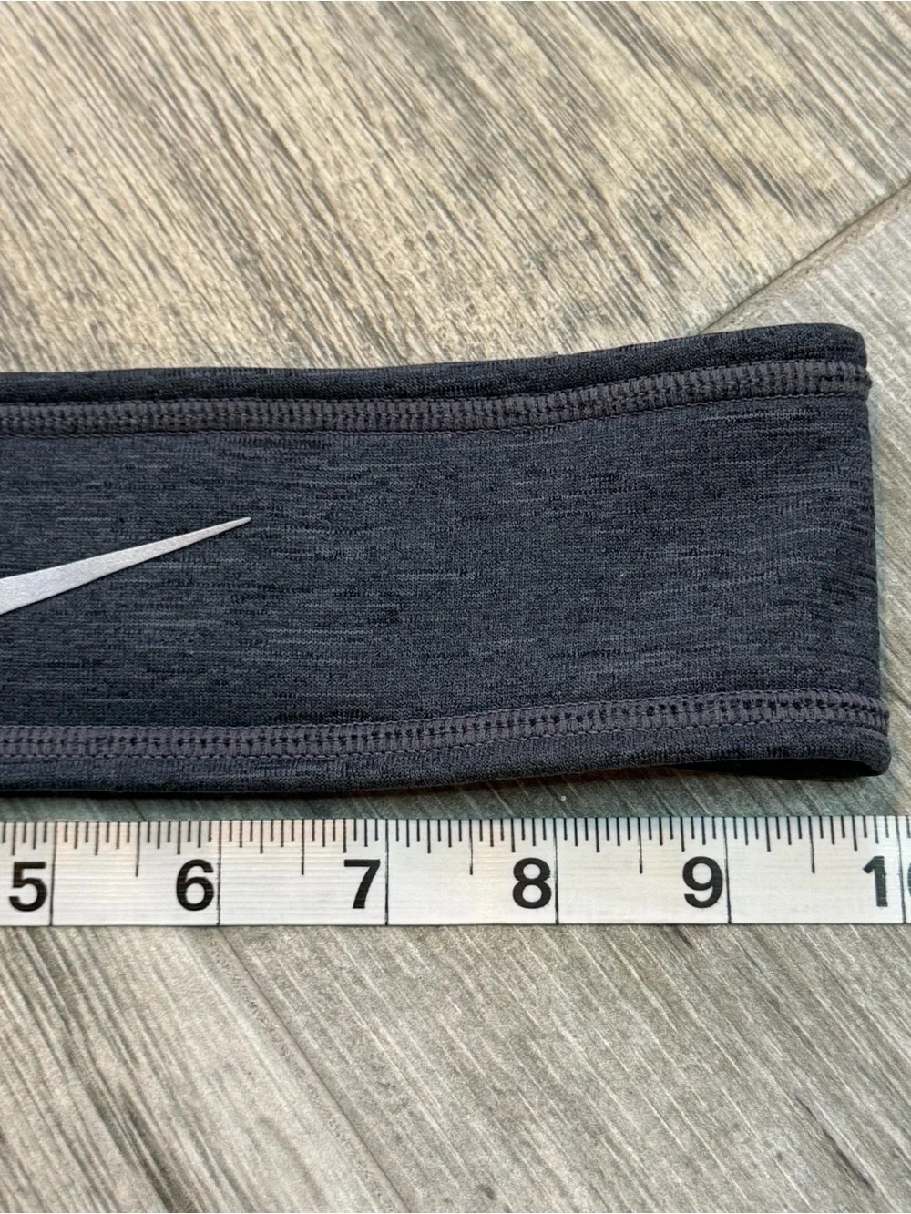 Nike Dri-Fit Head Tie Adult Unisex Charcoal Heather Gray Sweat Wicking Workout